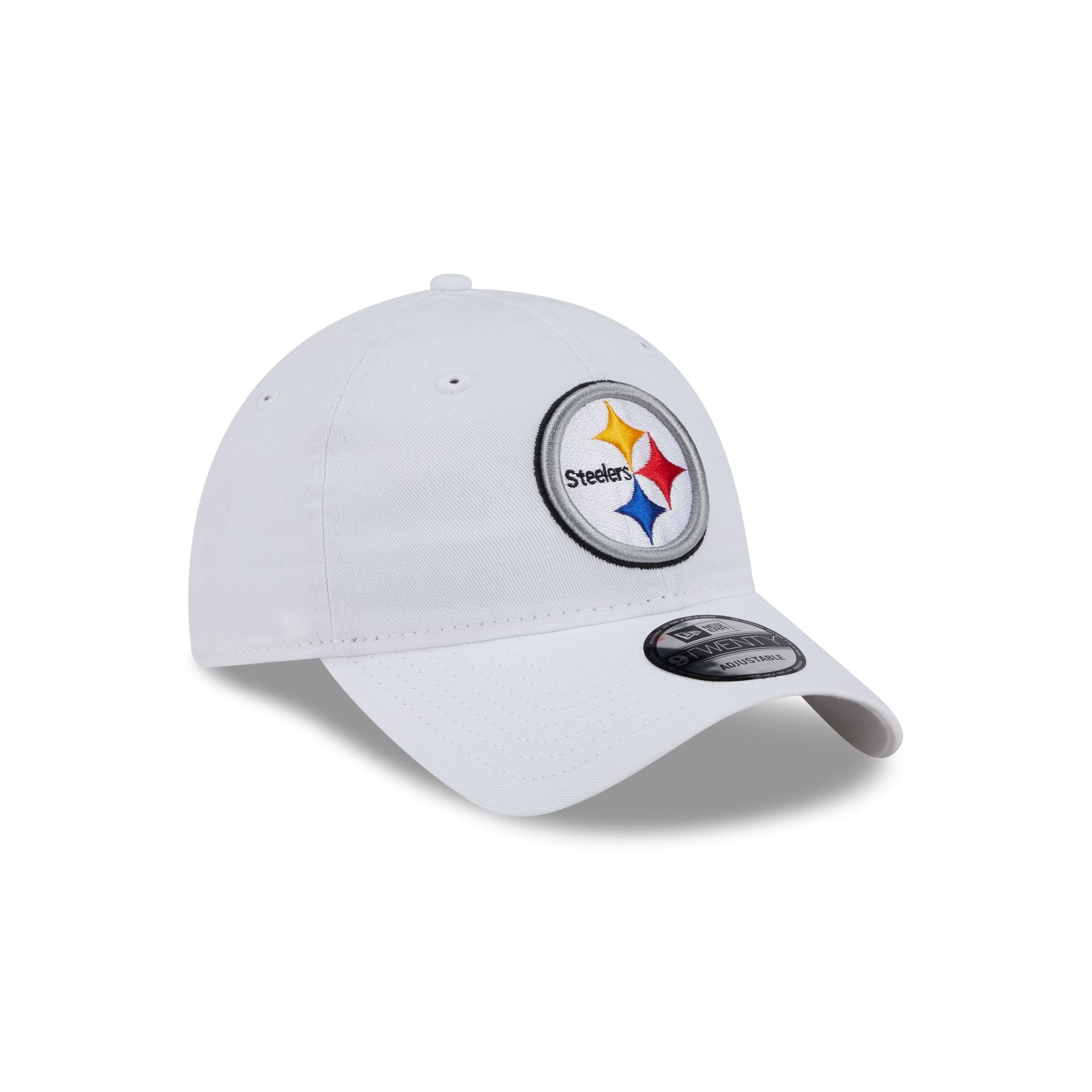 Pittsburgh Steelers White 9TWENTY Adjustable Hat