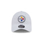 Pittsburgh Steelers White 9TWENTY Adjustable Hat