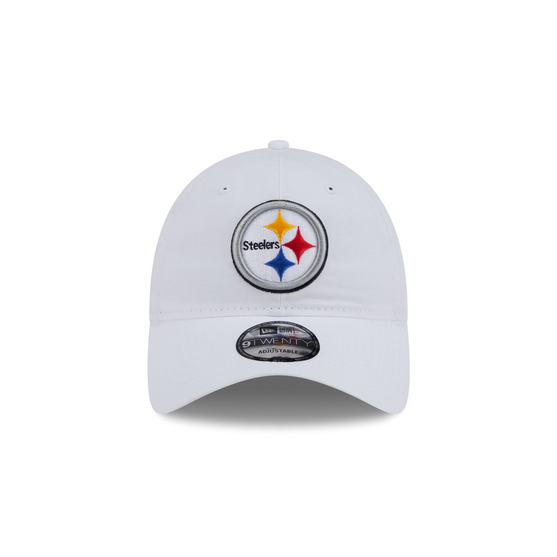 Pittsburgh Steelers White 9TWENTY Adjustable Hat