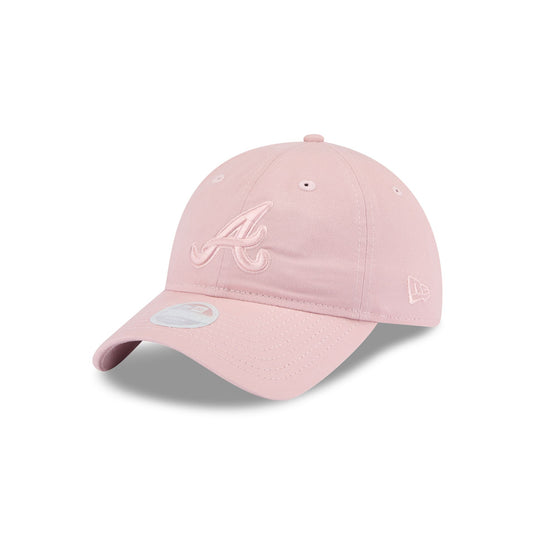 Atlanta Braves Women's Pink 9TWENTY Adjustable Hat - New Era Cap