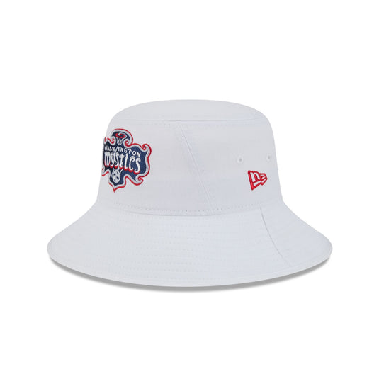 Washington Mystics Optic White Bucket Hat - New Era Cap