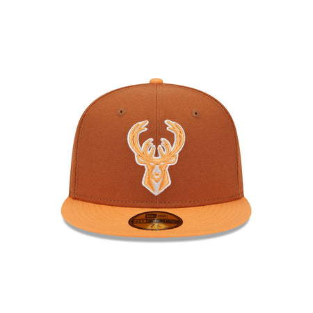 Milwaukee Bucks Color Pack Earthy Brown 59FIFTY Fitted Hat