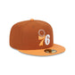 Philadelphia 76ers Color Pack Earthy Brown 59FIFTY Fitted Hat