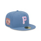 Pittsburgh Pirates Color Pack Faded Blue 59FIFTY Fitted Hat