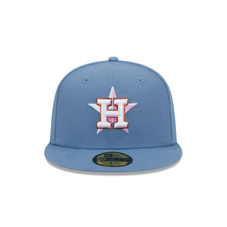 Houston Astros Color Pack Faded Blue 59FIFTY Fitted Hat
