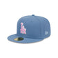 Los Angeles Dodgers Color Pack Faded Blue 59FIFTY Fitted Hat