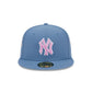 New York Yankees Color Pack Faded Blue 59FIFTY Fitted Hat