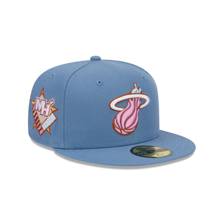 Miami Heat Color Pack Faded Blue 59FIFTY Fitted Hat