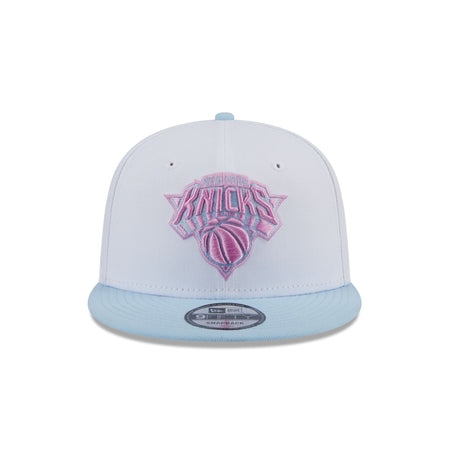 New York Knicks Color Pack White 9FIFTY Snapback Hat