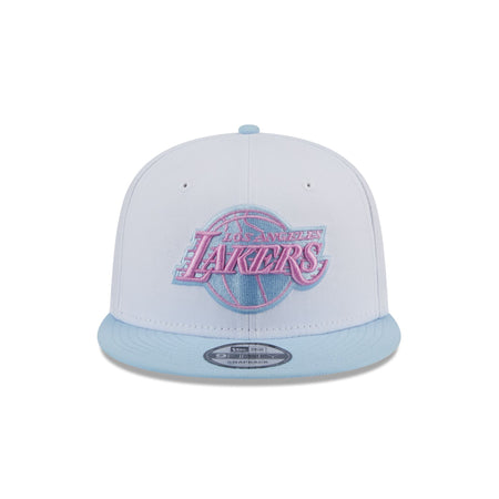 Los Angeles Lakers Color Pack White 9FIFTY Snapback Hat