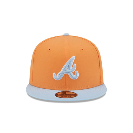 Atlanta Braves Color Pack Orange Glaze 9FIFTY Snapback Hat