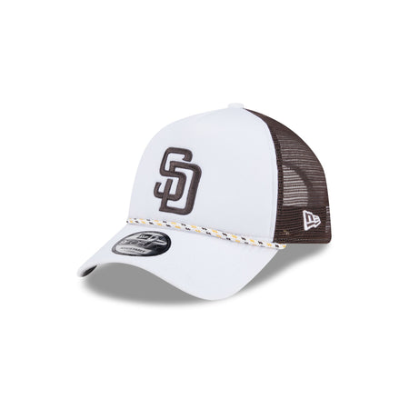 San Diego Padres Court Sport 9FORTY A-Frame Trucker