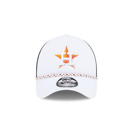 Houston Astros Court Sport 9FORTY A-Frame Trucker Hat