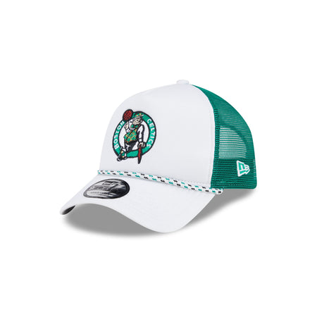 Boston Celtics Court Sport 9FORTY A-Frame Trucker Hat