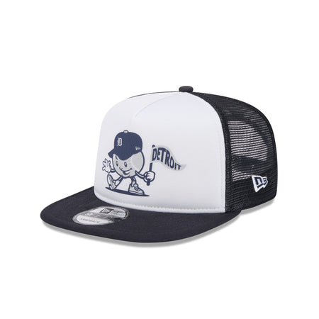 Detroit Tigers Court Sport 9FIFTY A-Frame Trucker Hat