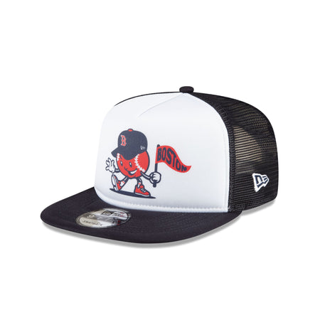 Boston Red Sox Court Sport 9FIFTY A-Frame Trucker Hat