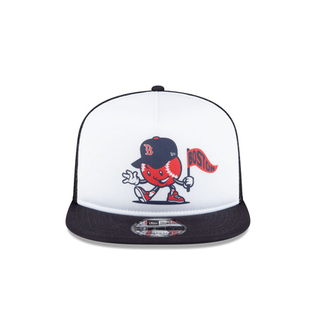 Boston Red Sox Court Sport 9FIFTY A-Frame Trucker Hat