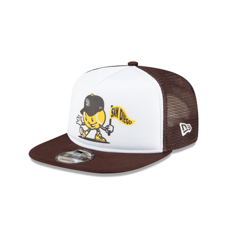 San Diego Padres Court Sport 9FIFTY A-Frame Trucker