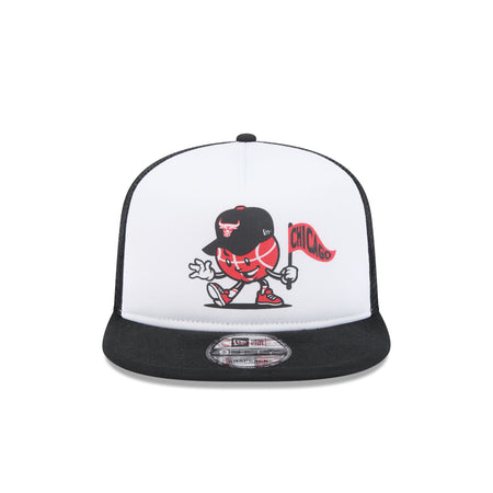 Chicago Bulls Court Sport 9FIFTY A-Frame Trucker Hat
