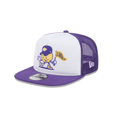Los Angeles Lakers Court Sport 9FIFTY A-Frame Trucker