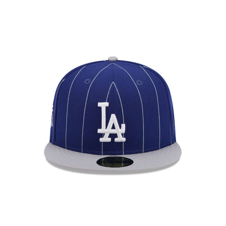 Los Angeles Dodgers Throwback Pinstripe 59FIFTY Fitted Hat