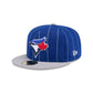 Toronto Blue Jays Throwback Pinstripe 59FIFTY Fitted Hat