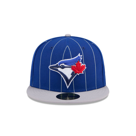 Toronto Blue Jays Throwback Pinstripe 59FIFTY Fitted Hat