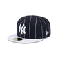 New York Yankees Throwback Pinstripe 59FIFTY Fitted Hat