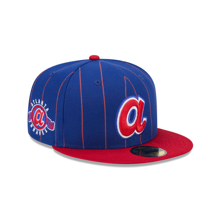 Atlanta Braves Throwback Pinstripe 59FIFTY Fitted
