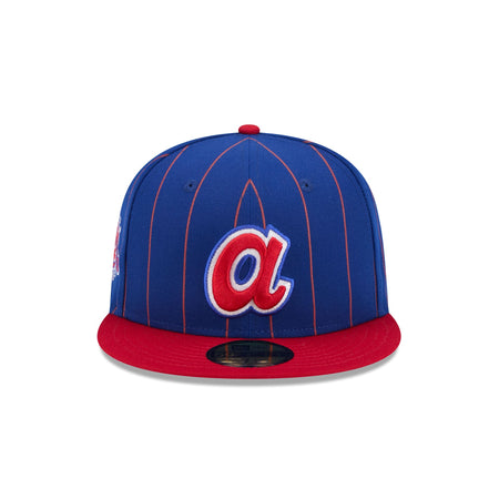 Atlanta Braves Throwback Pinstripe 59FIFTY Fitted