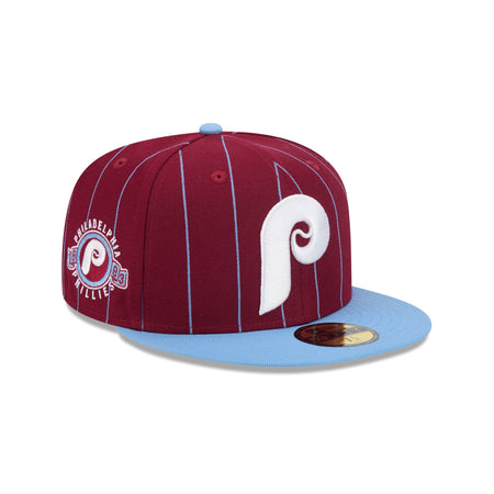 Philadelphia Phillies Throwback Pinstripe 59FIFTY Fitted Hat