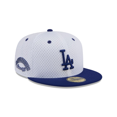 Los Angeles Dodgers Throwback Mesh 59FIFTY Fitted Hat