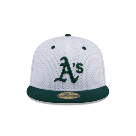 Oakland Athletics Throwback Mesh 59FIFTY Fitted
