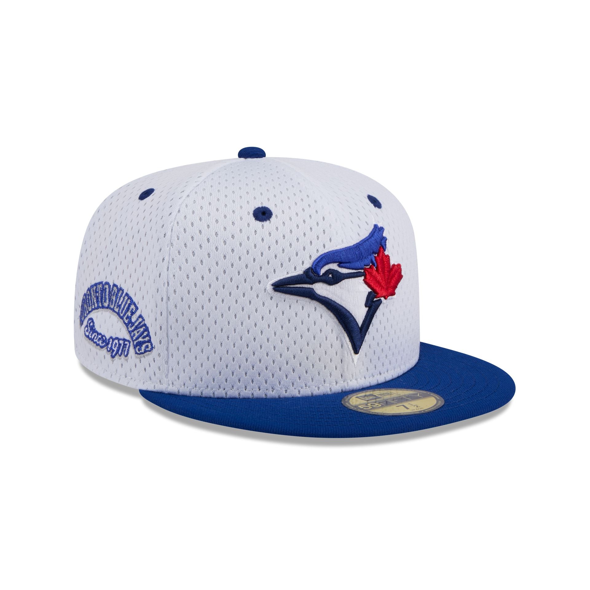 Toronto Blue Jays Throwback Mesh 59FIFTY Fitted Hat New Era Cap