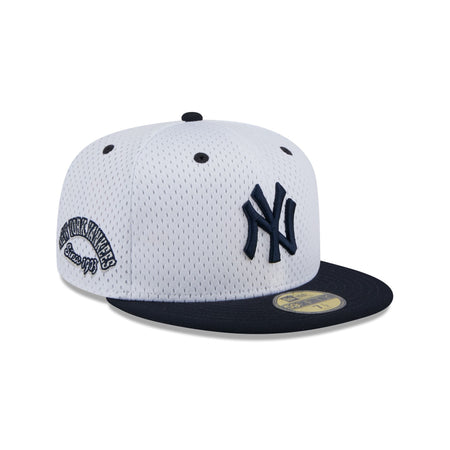 New York Yankees Throwback Mesh 59FIFTY Fitted Hat