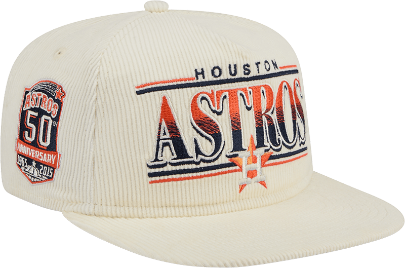 Houston Astros Throwback Corduroy Golfer Hat