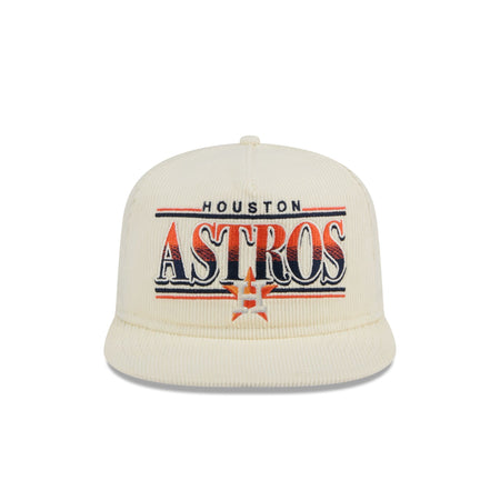 Houston Astros Throwback Corduroy Golfer Hat