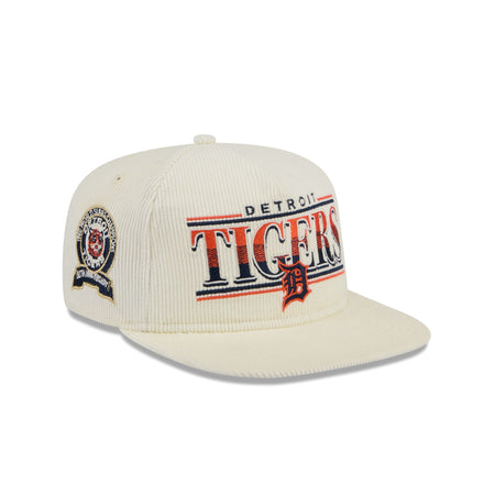 Detroit Tigers Throwback Corduroy Golfer Hat