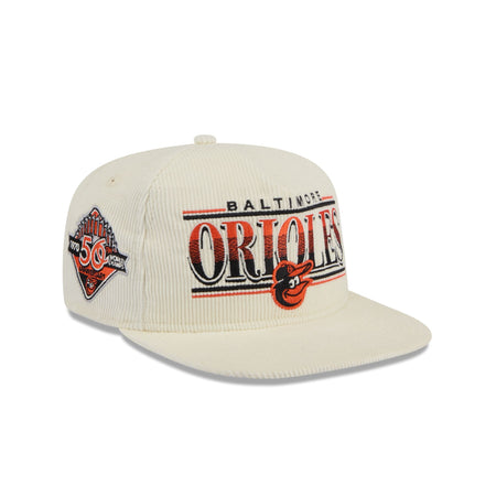 Baltimore Orioles Throwback Corduroy Golfer Hat