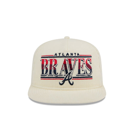 Atlanta Braves Throwback Corduroy Golfer Hat