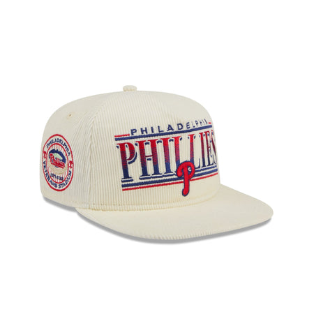 Philadelphia Phillies Throwback Corduroy Golfer Hat