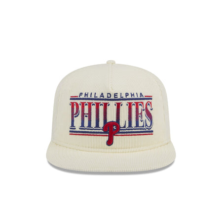 Philadelphia Phillies Throwback Corduroy Golfer Hat