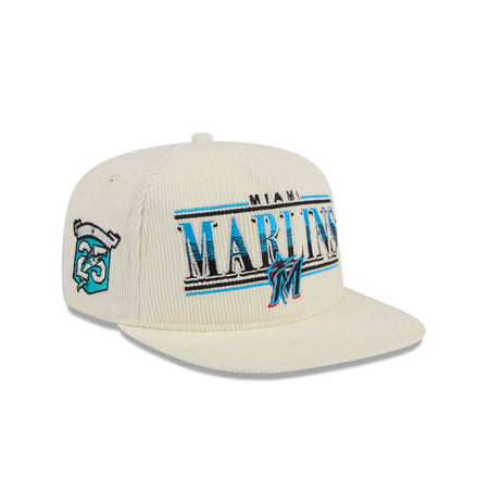 Miami Marlins Throwback Corduroy Golfer Hat