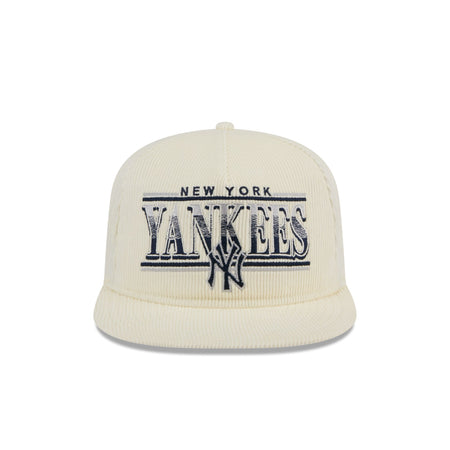New York Yankees Throwback Corduroy Golfer Hat