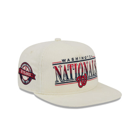 Washington Nationals Throwback Corduroy Golfer Hat