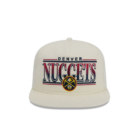 Denver Nuggets Throwback Corduroy Golfer Hat
