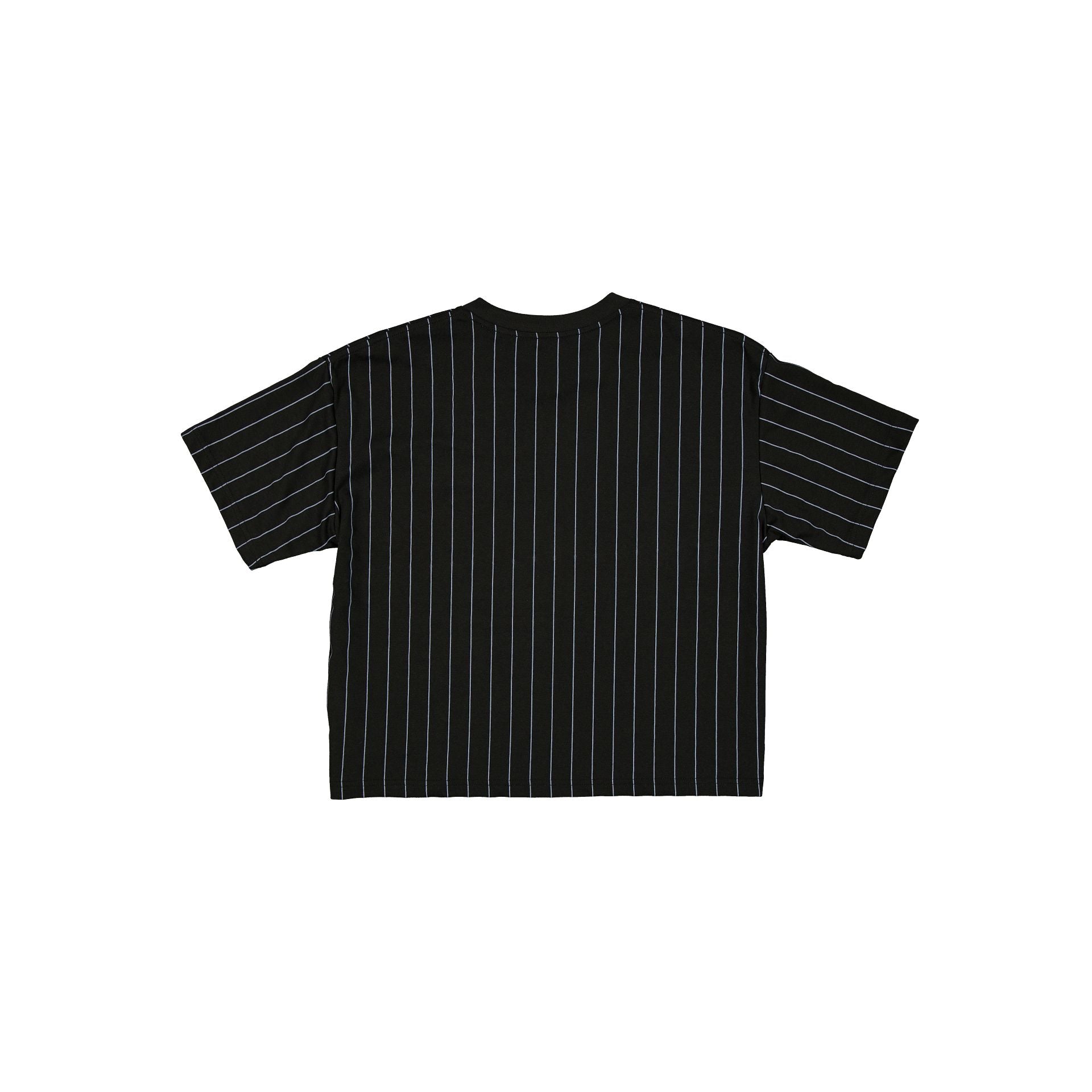 Las Vegas Raiders Throwback Women's Cropped Pinstripe T-Shirt