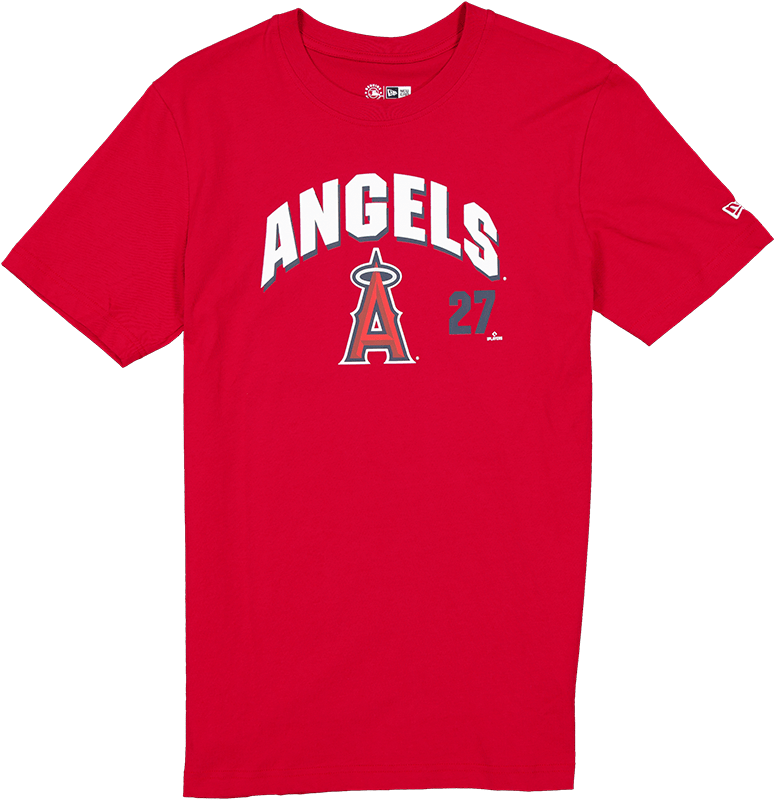 Los Angeles Angels Name & Number Mike Trout T-Shirt
