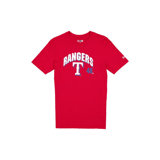 Texas Rangers Name & Number Jacob De Grom T-Shirt - New Era Cap