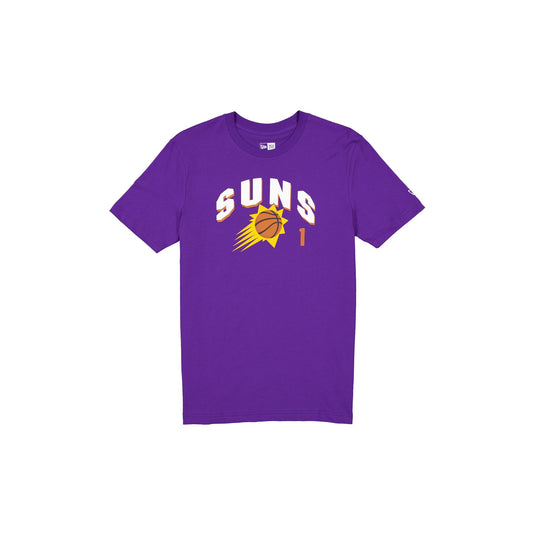Phoenix Suns Name & Number Devin Booker T-Shirt - New Era Cap